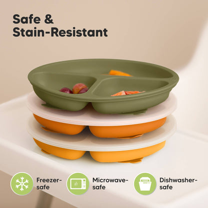 3-Pack Prep Suction Plates