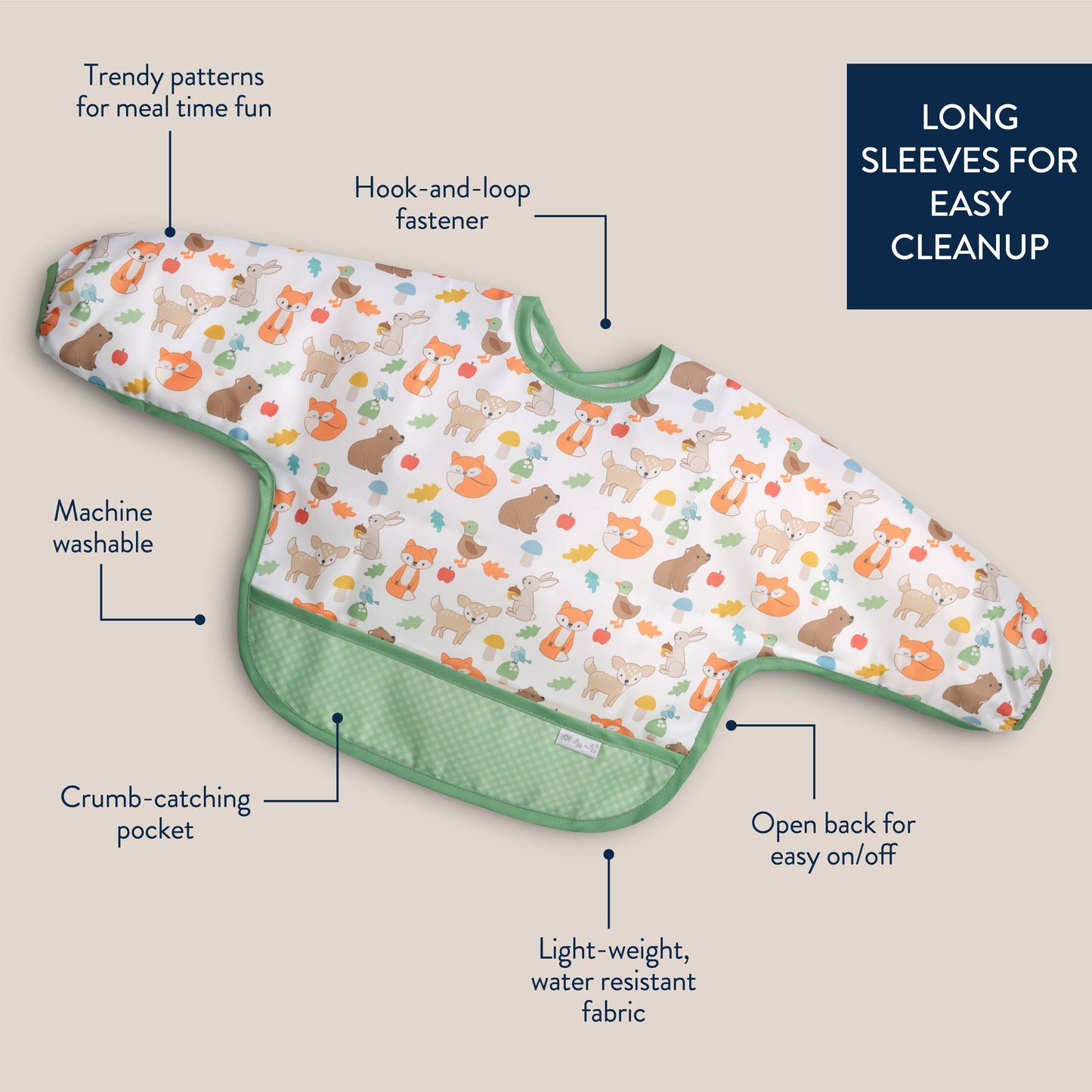 *NEW* Itzy Everywhere Bib™ - Long Sleeve Water-resistant Bib
