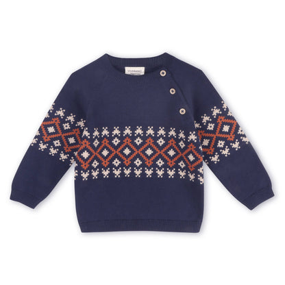 Fair Isle Raglan Sweater