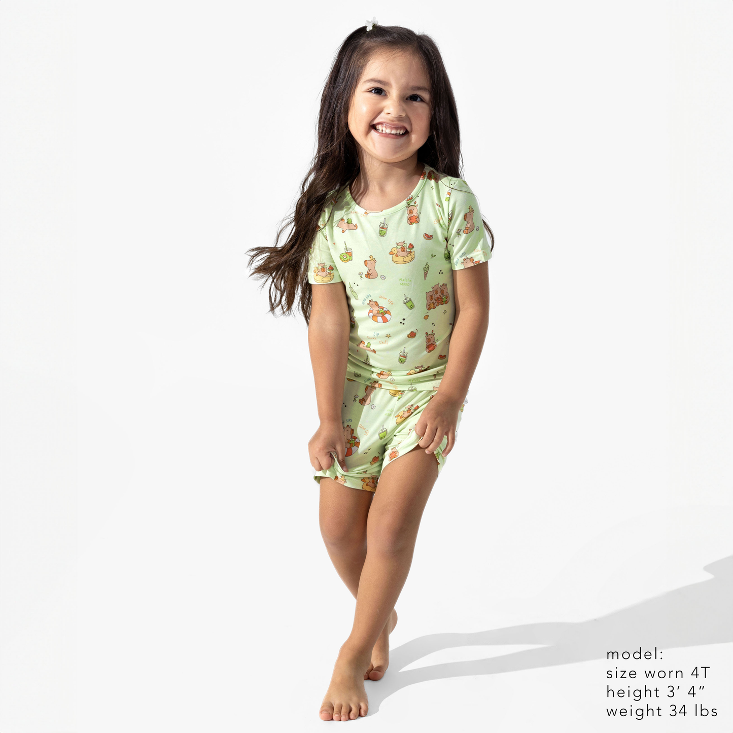 Capybara Pjs Short Set