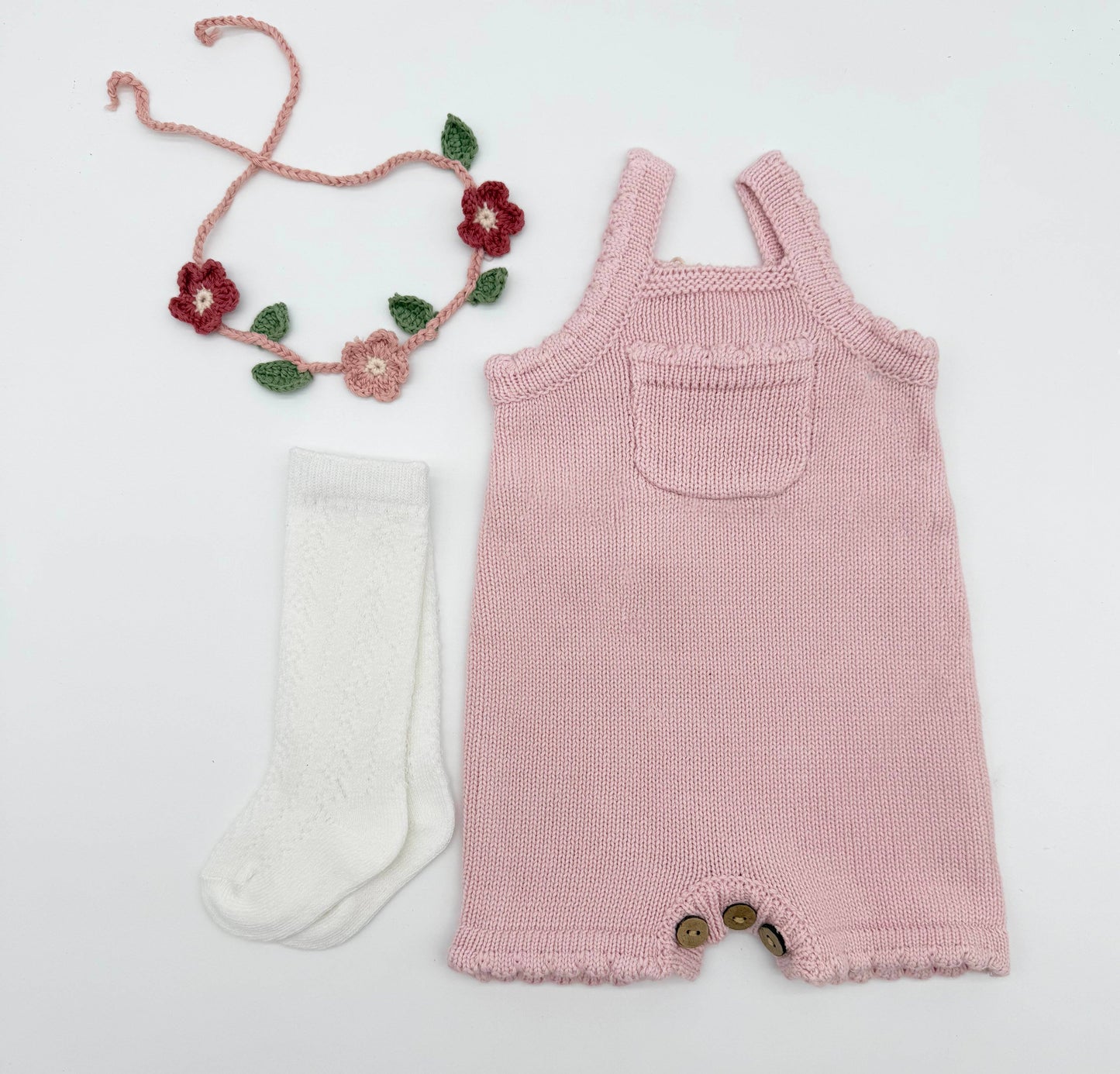 Briar Knitted Romper 3pc Set