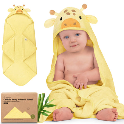 KeaBabies Cuddle Baby Hooded Towel