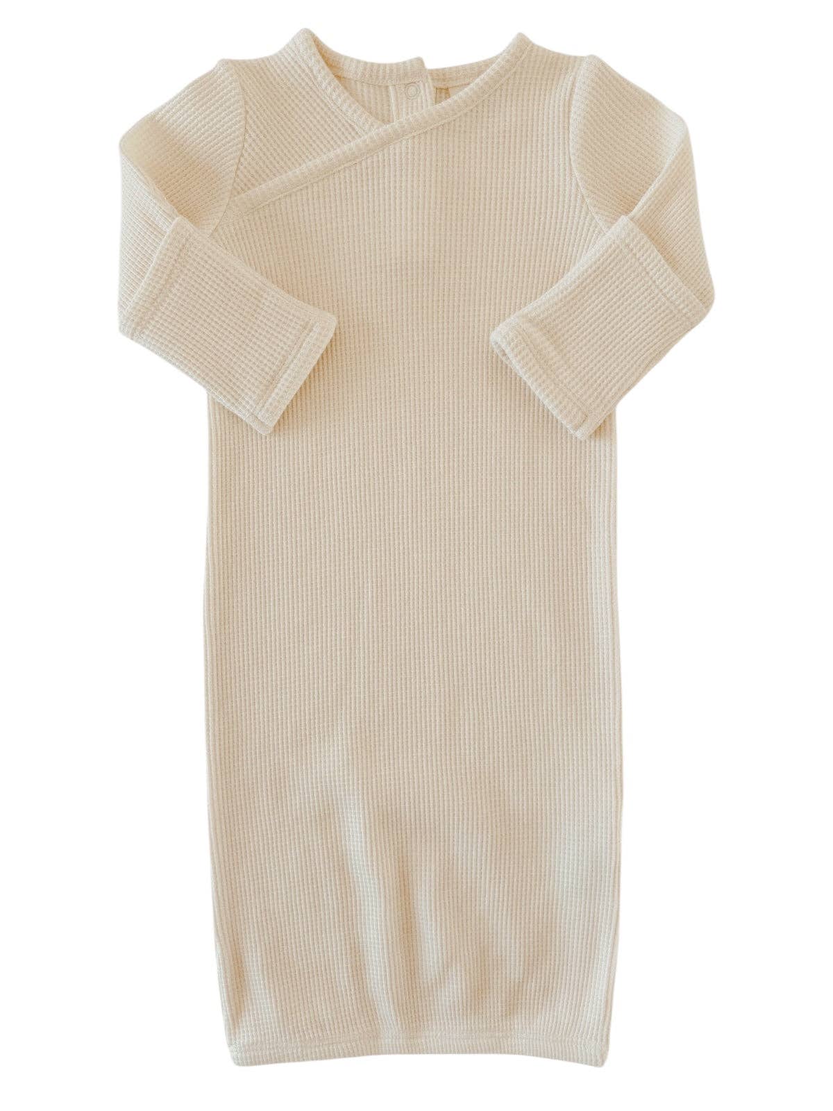 Snow Organic Waffle Gown