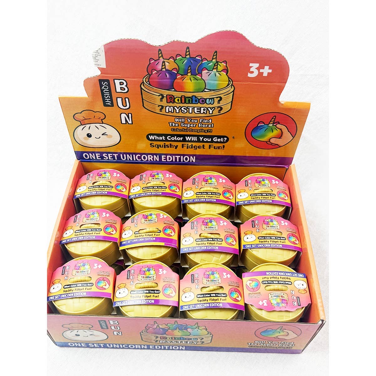 Cute Unicorn Dumpling Squishy with Steamer