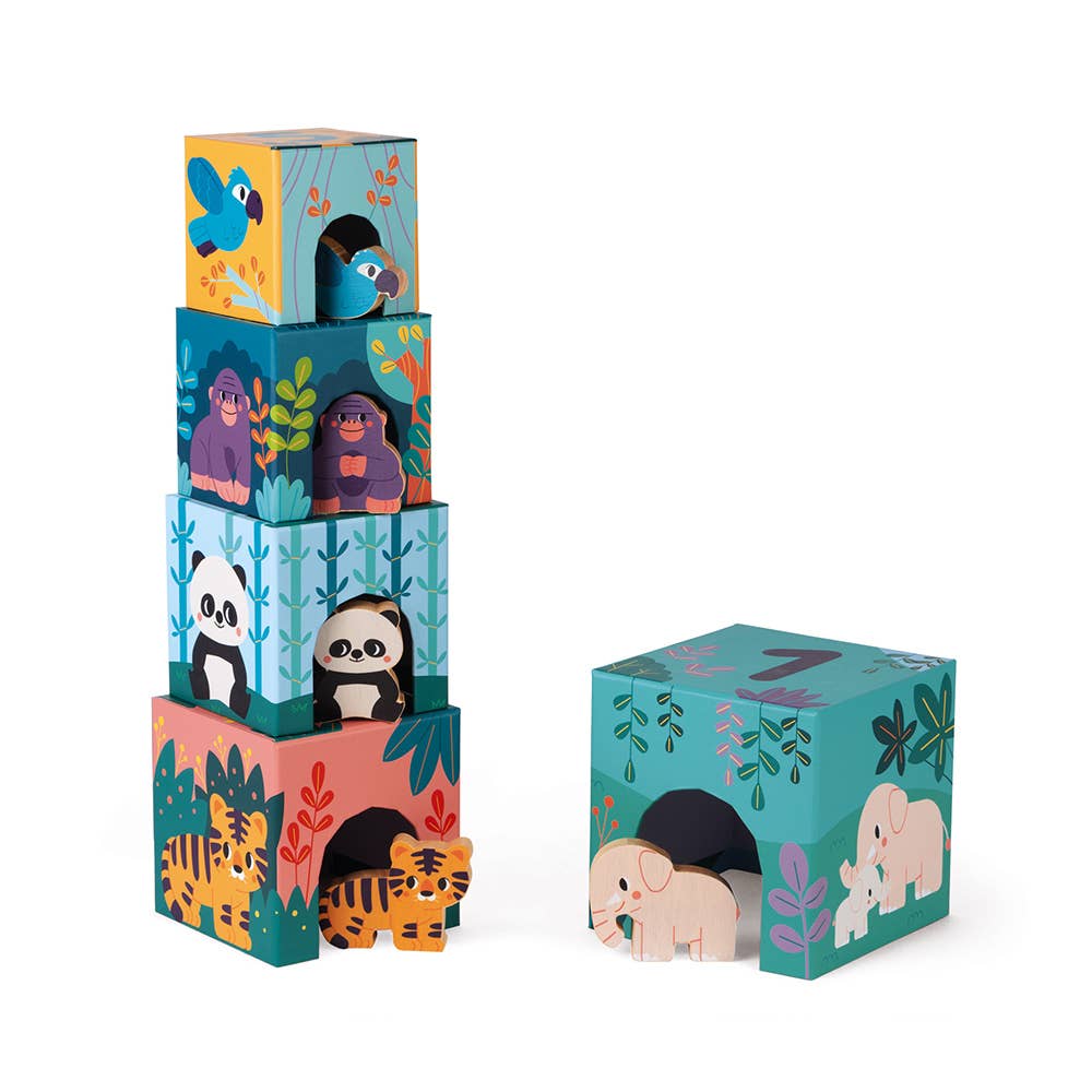 Pyramid and Animal Figurines