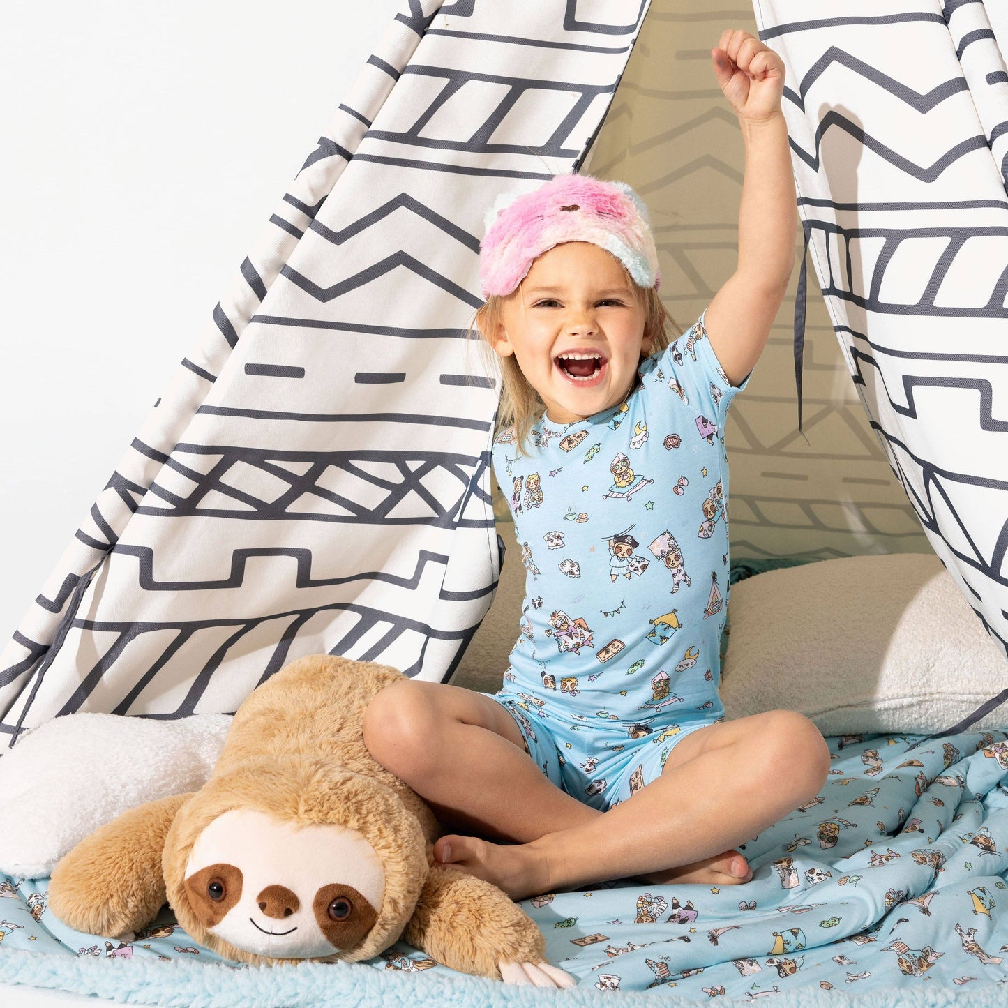 Sloth Pjs Short Set