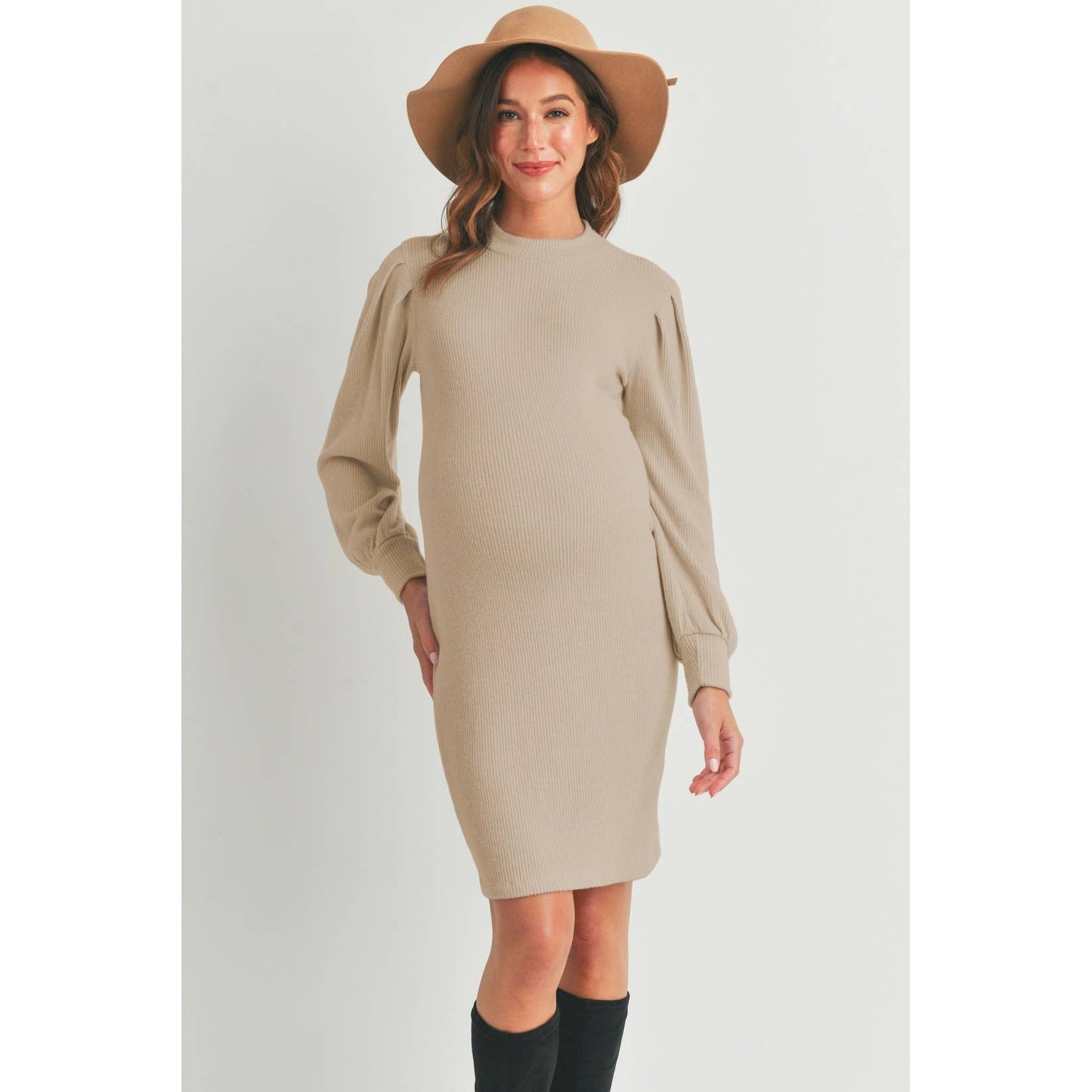 Long Sleeve Maternity Dress