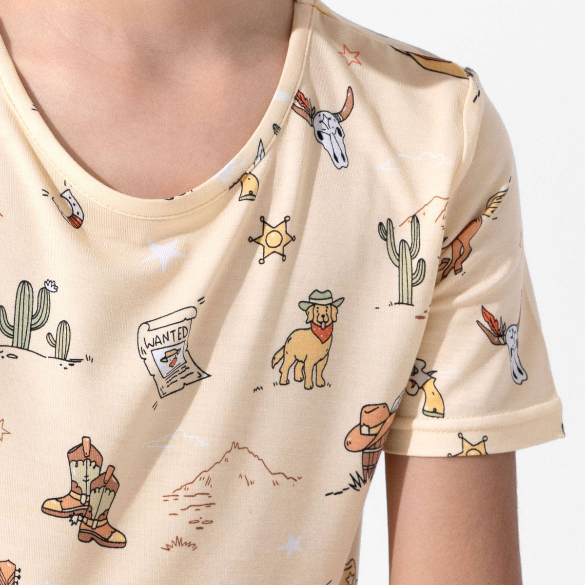 Cowboy Pjs Short Set