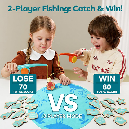 Topbright! Montessori Toddler Fishing Game