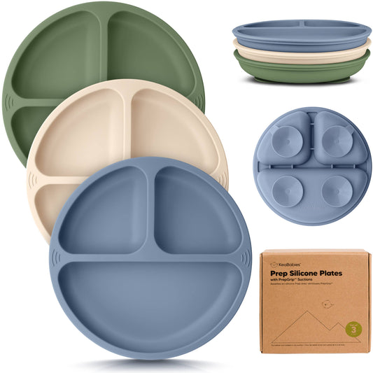 3-Pack Prep Suction Plates