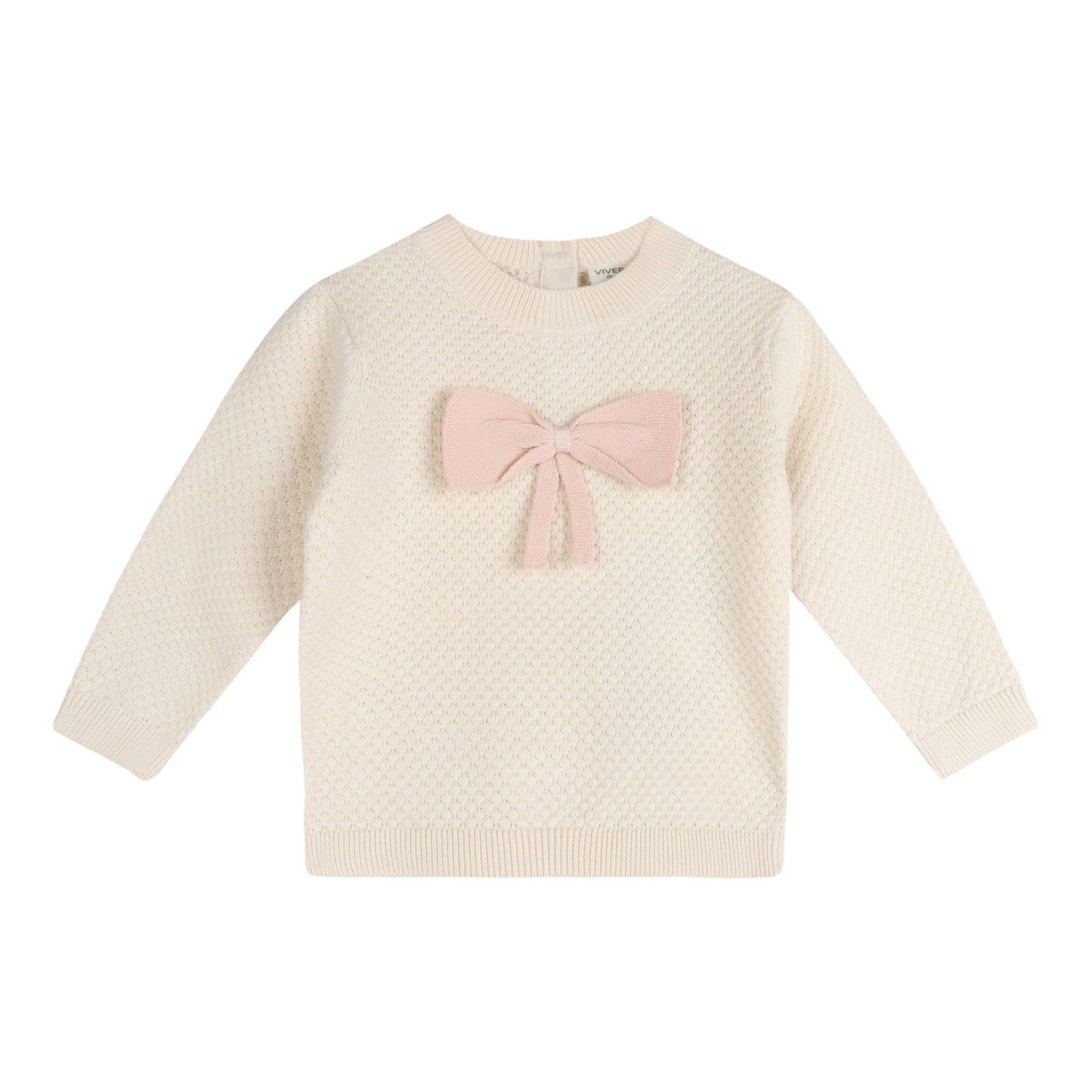 Bow Knit Baby Sweater
