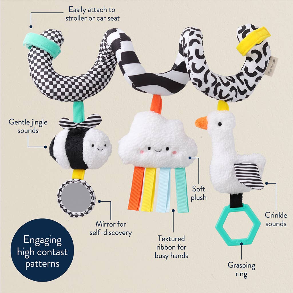 Spiral Car Seat Activity Toy