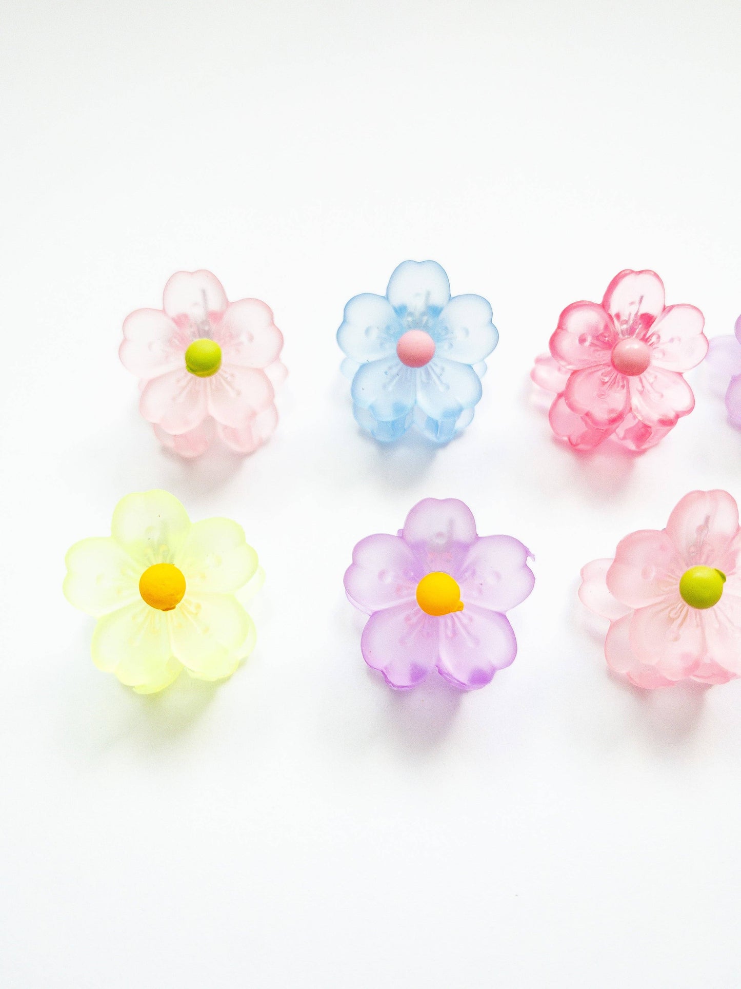 Sakura Flower Small Hair Claws