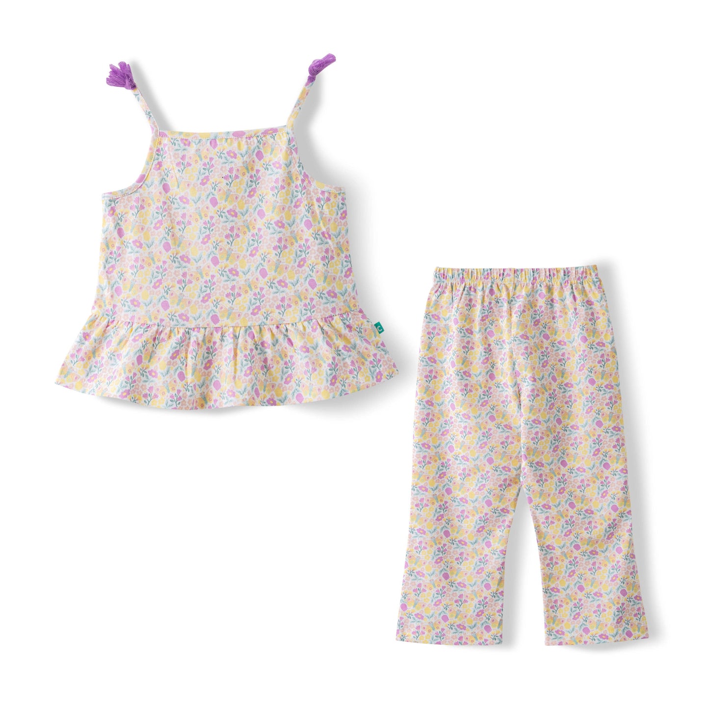 Peplum Top & Matching Pants Set
