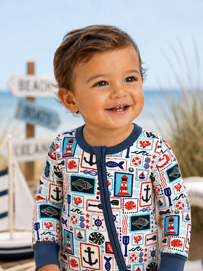 Seaside Stamps Footie