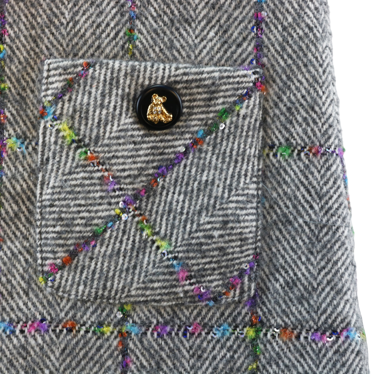 Herringbone Wooly Dress