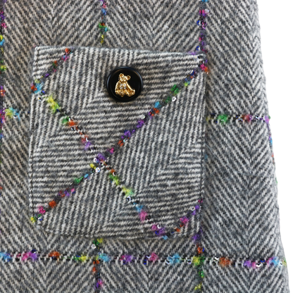 Herringbone Wooly Dress