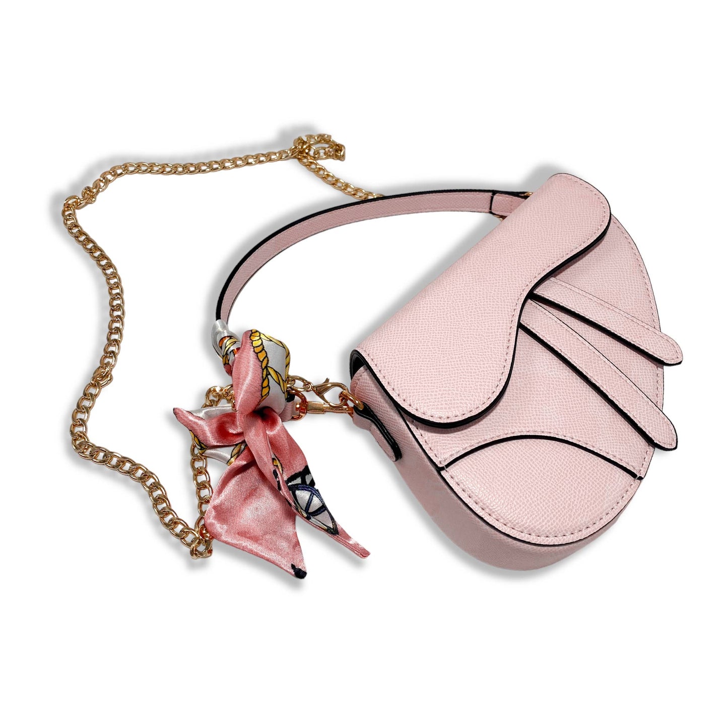 Saddle Purse with Scarf