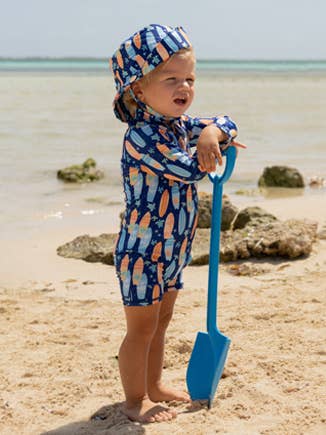 Kids UPF50+ Shortie Surf Swimsuit for Boys and Girls (H)
