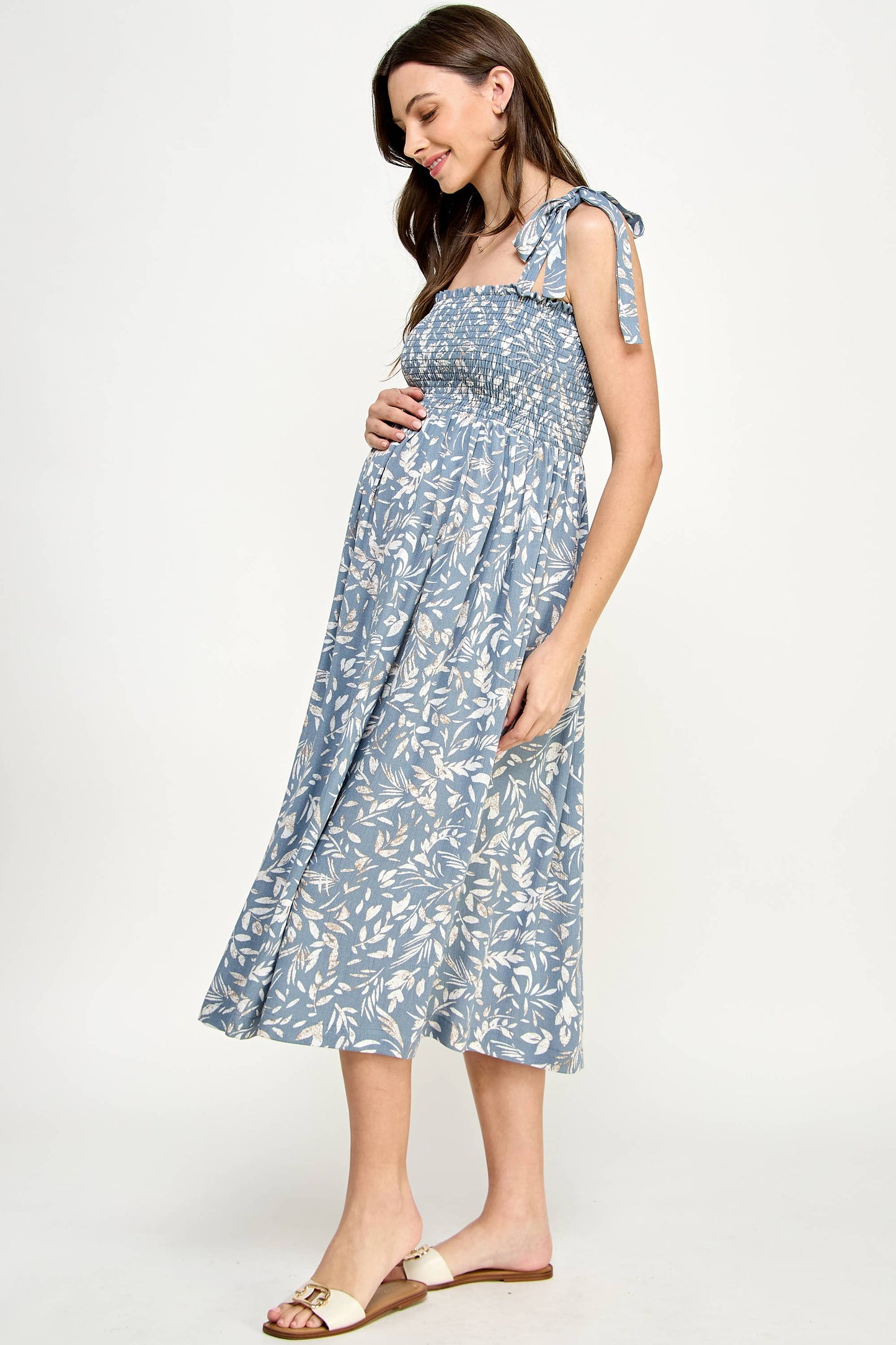 Light Blue Midi Dress