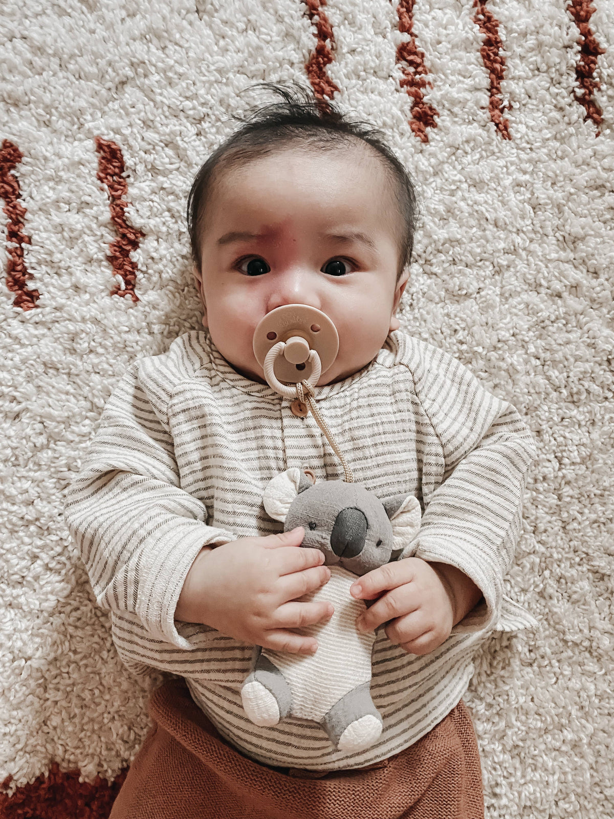 Natural Rubber Pacifier & Plush