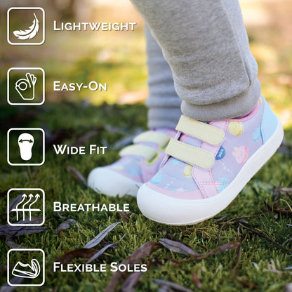 Grey Construction Toddler Sneakers