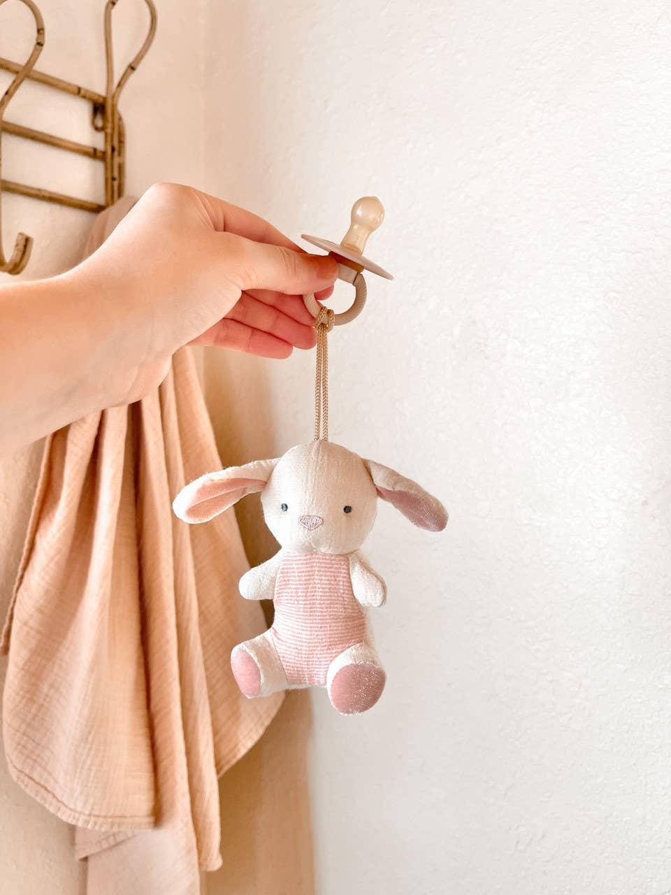 Natural Rubber Pacifier & Plush