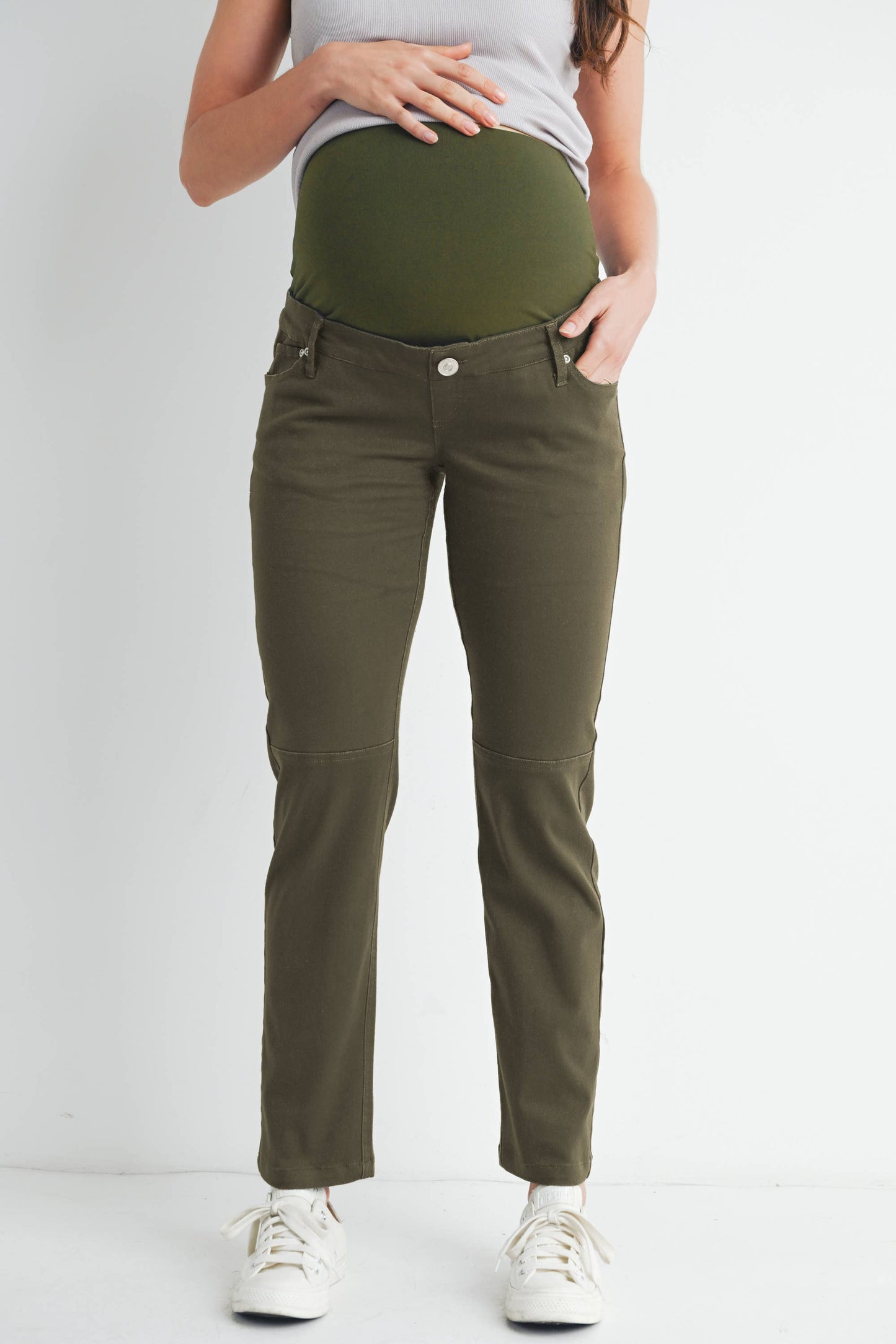 Straight Leg Maternity Belly Pants