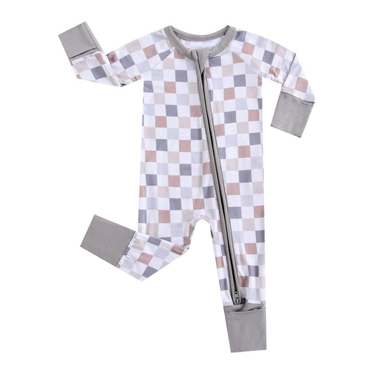 Check It Out Zippered Romper