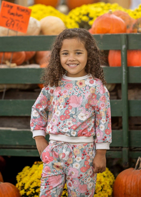 Eliza Floral Sweatshirt & Jogger Set