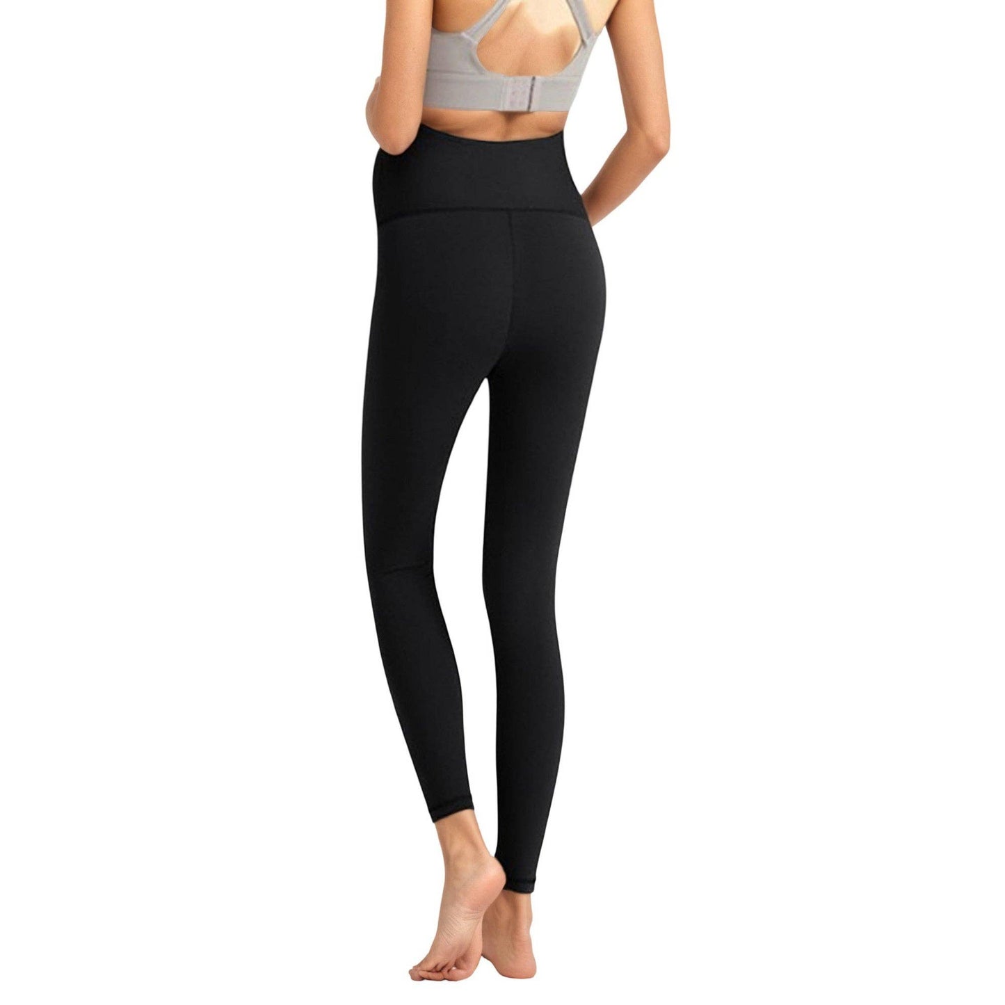 High Waist Maternity Leggings with Over Belly Panel and Side