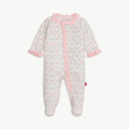 CAROUSEL MODAL MAGNETIC FOOTIE W/RUFFLES