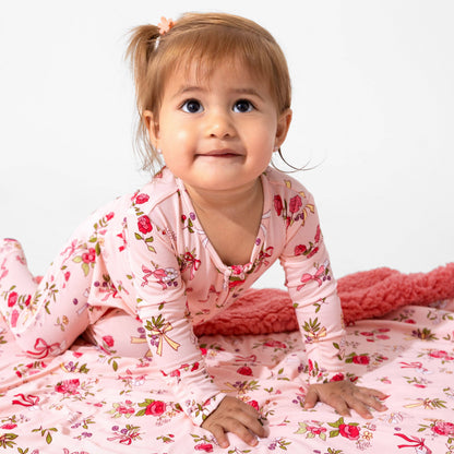 Bows & Blooms Footie