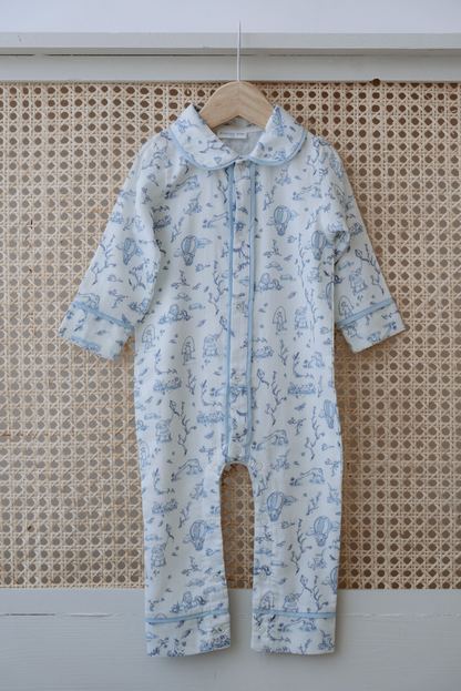 Jumpsuit - Toile De Jouy/Blue