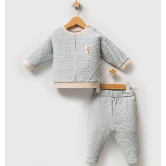 Teddy Quilted 2 Piece Set