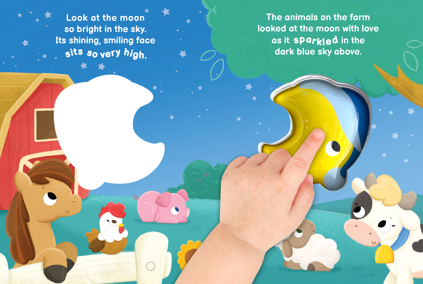 Over the Moon Light-Up Board Book