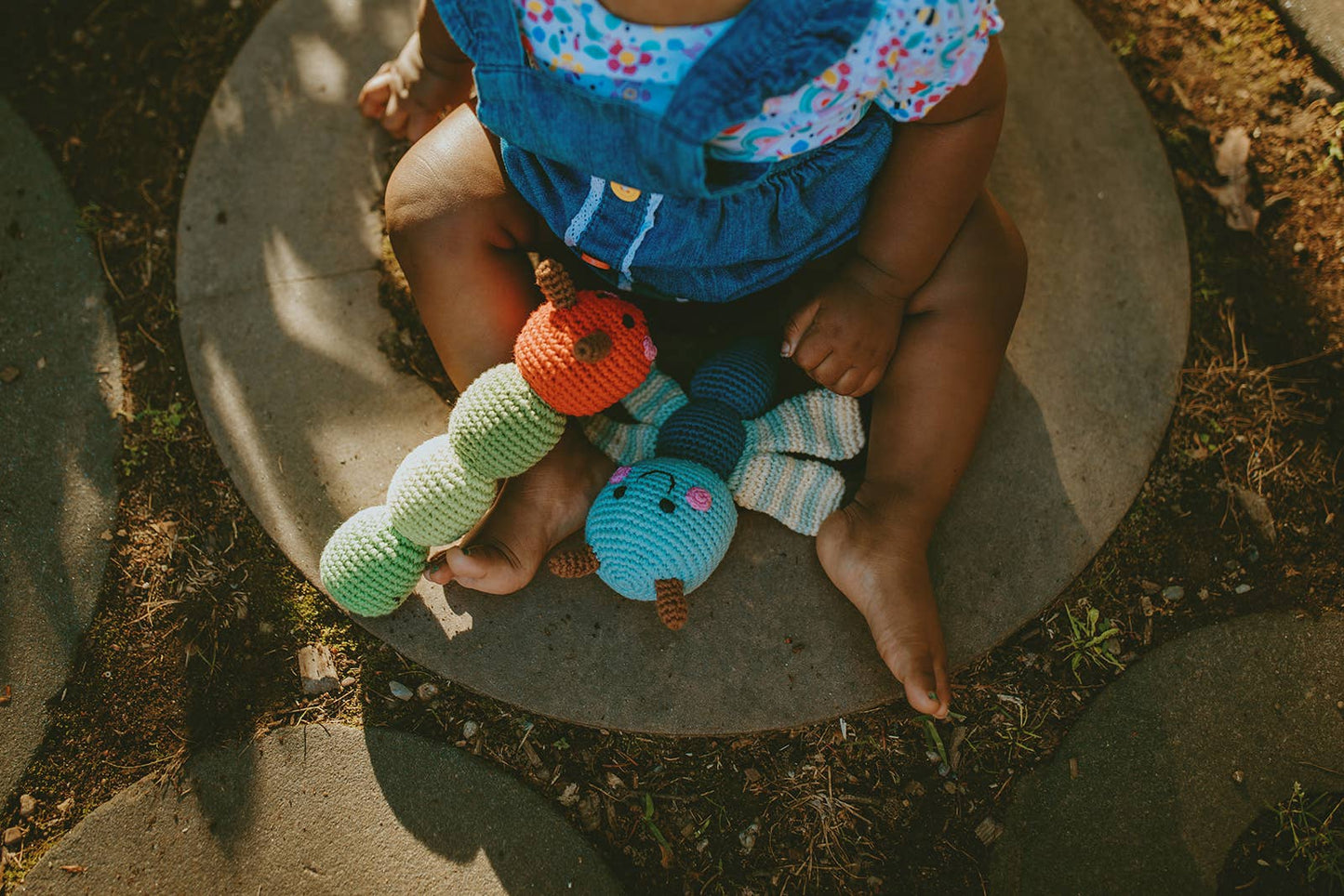 Garden Toy Bug - Caterpillar Rattle