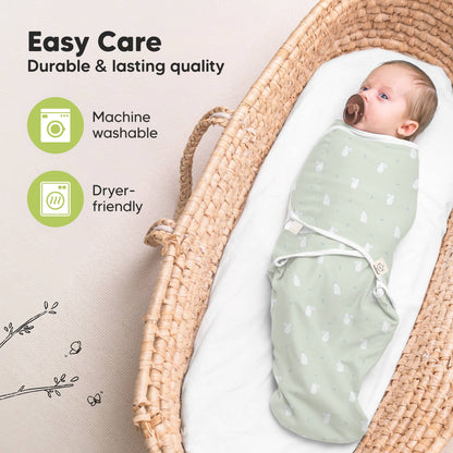 3pk Soothe Baby Swaddles 0-3 Months, Sleep Sack for Newborns