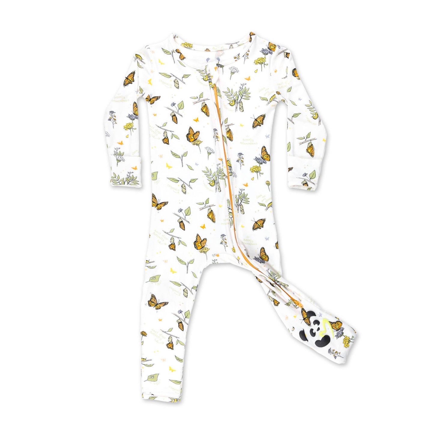 Monarch Butterfly Convertible Footie