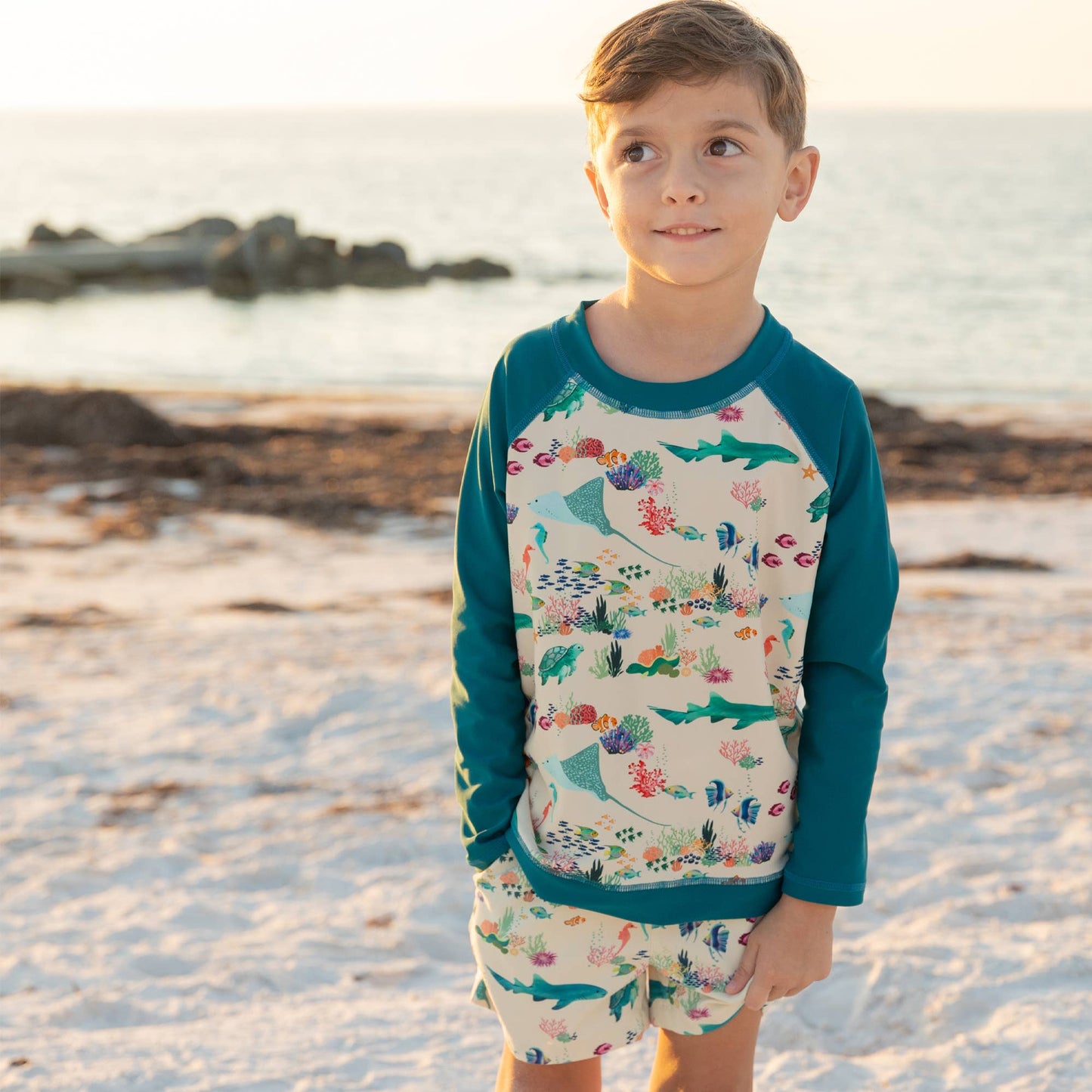 Coral Reef Rashguard Shirt