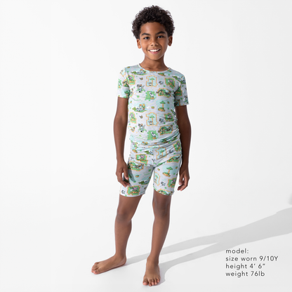 Minecraft Overworld Dreams Bamboo Kids Pajama Short Set
