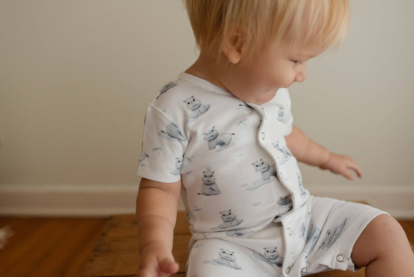 Baby Hippo Organic Romper