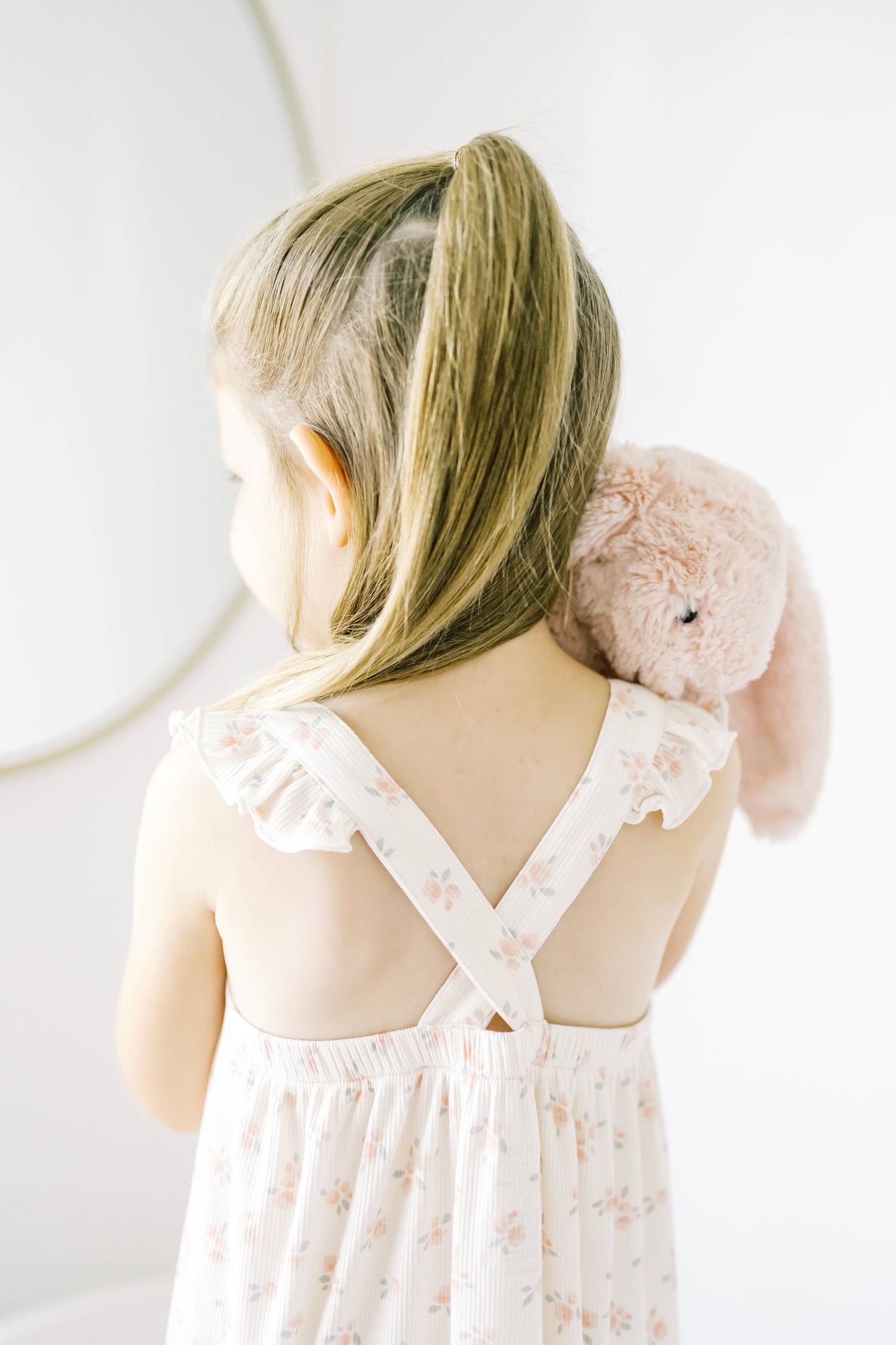 Ribbed Bamboo Nightgown in Ellie Floral