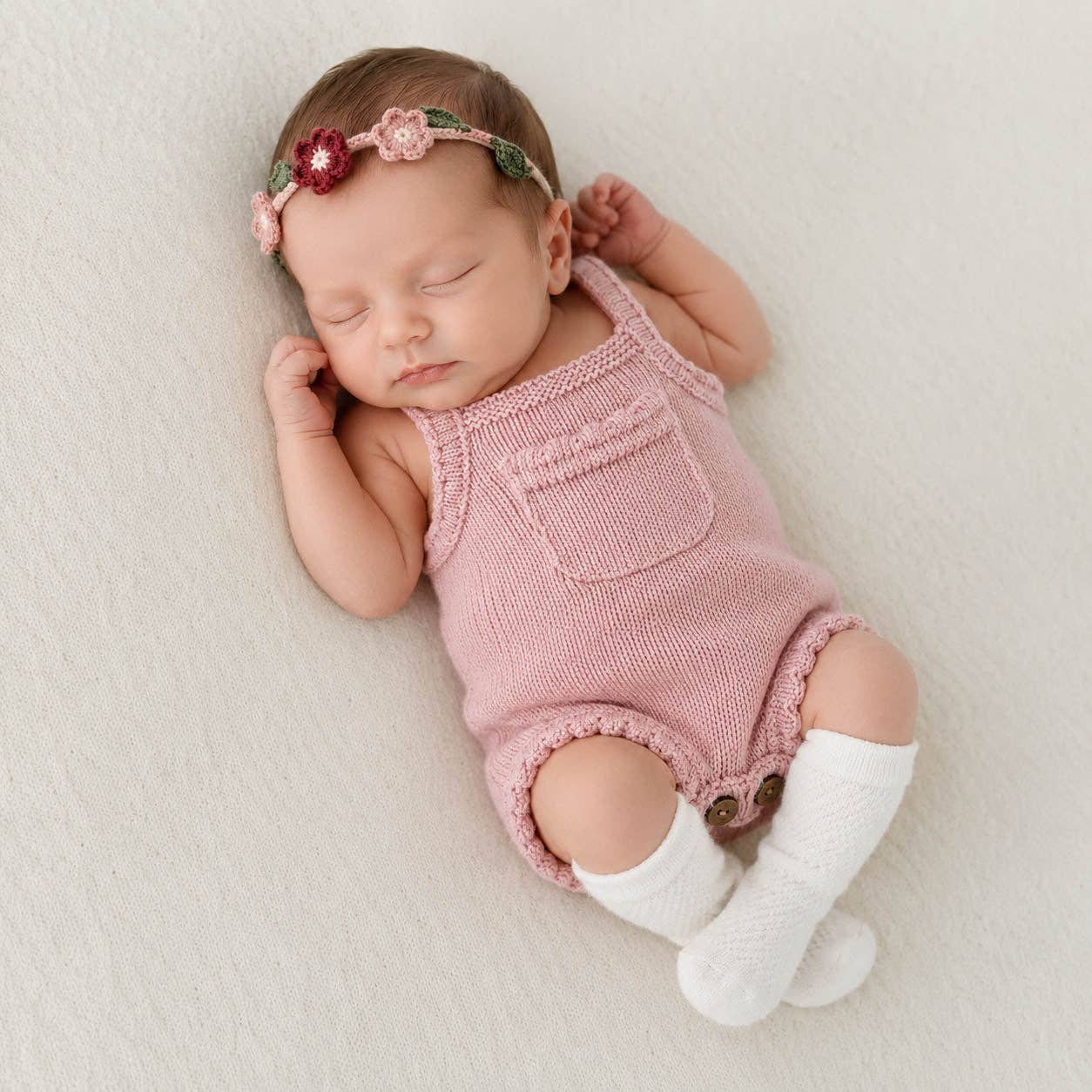 Briar Knitted Romper 3pc Set