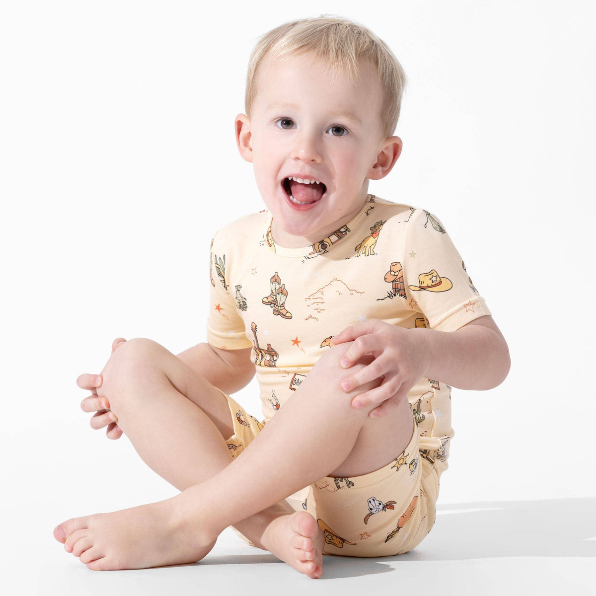 Cowboy Pjs Short Set