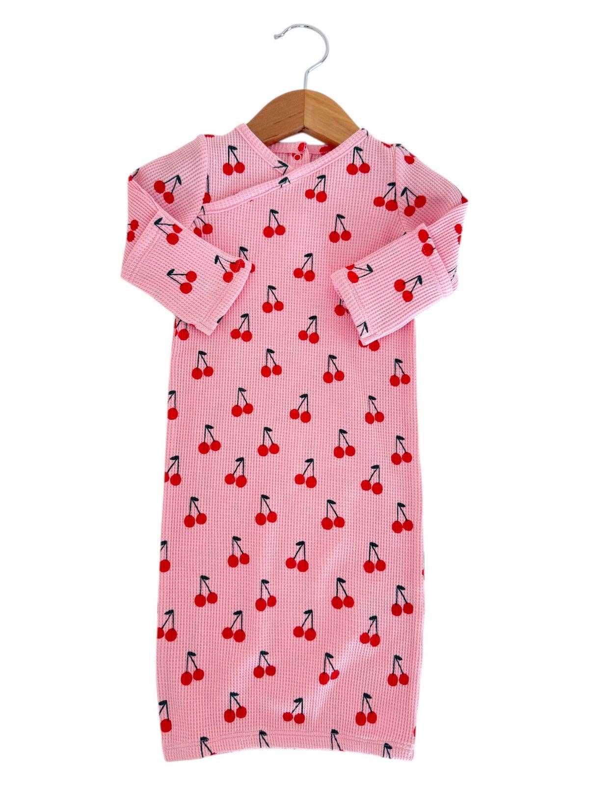Cherries Organic Waffle Gown