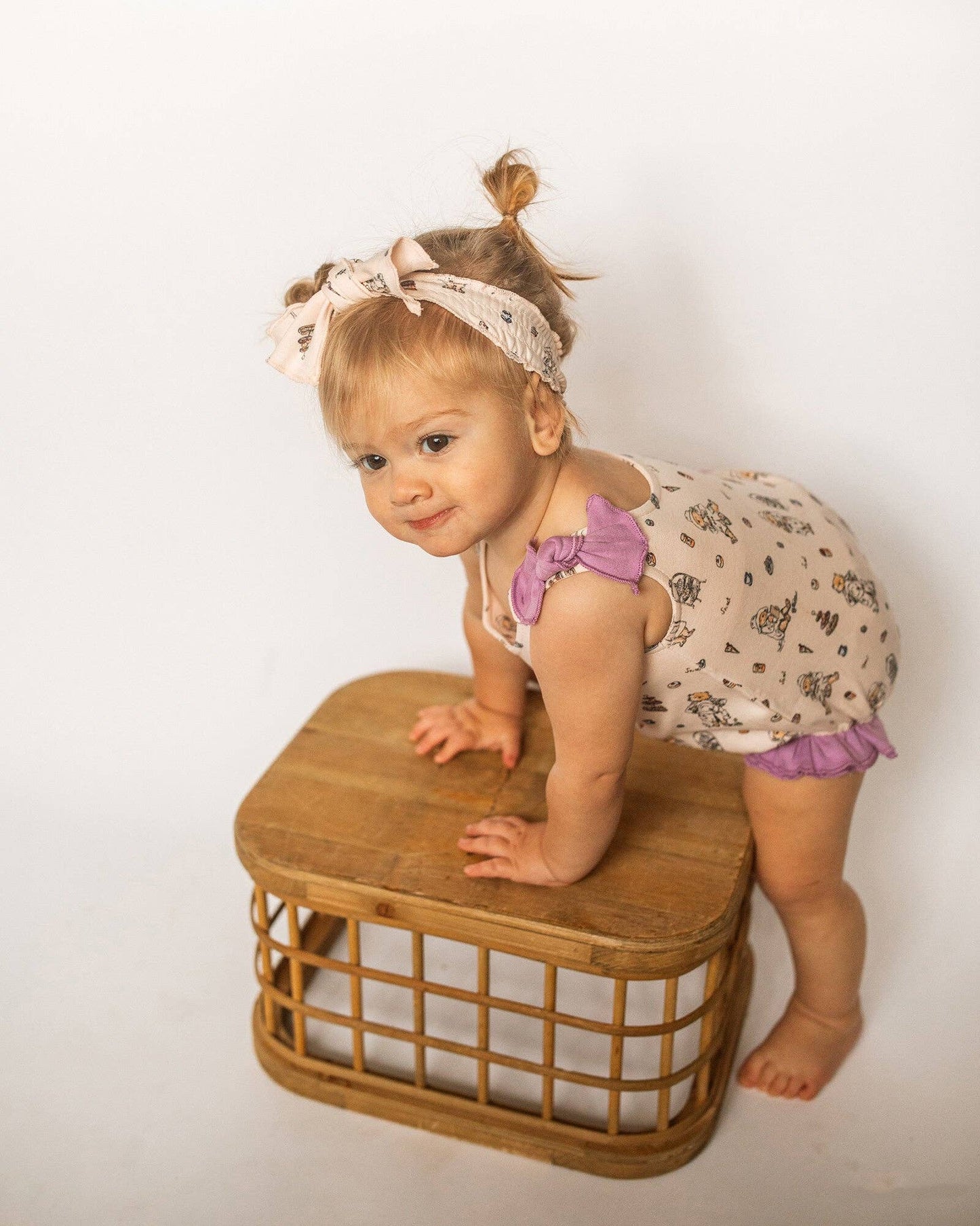 Purple Bowtie Bodysuit
