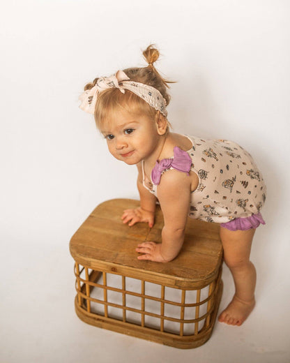 Purple Bowtie Bodysuit
