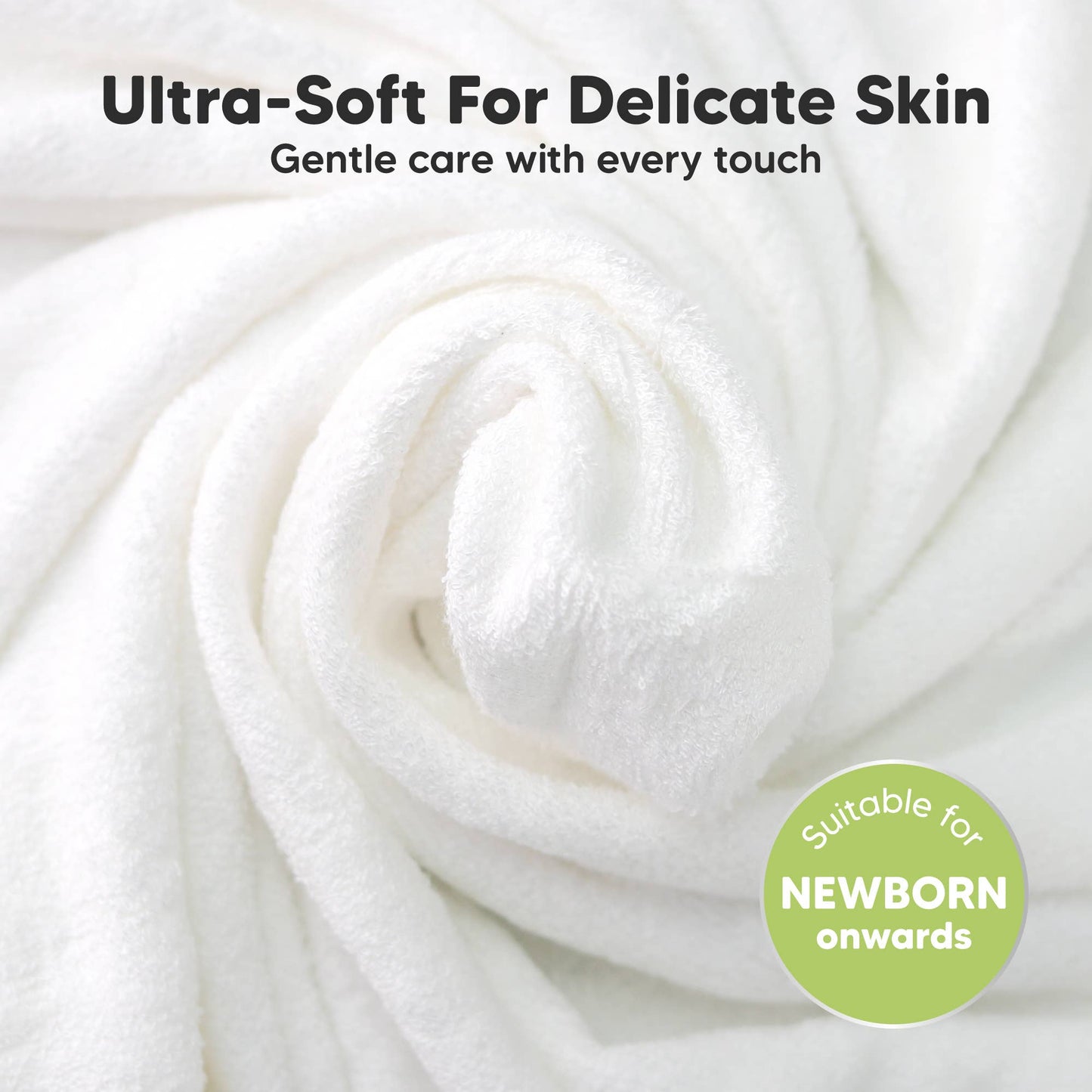 6-Pack Organic Cami Baby Washcloths