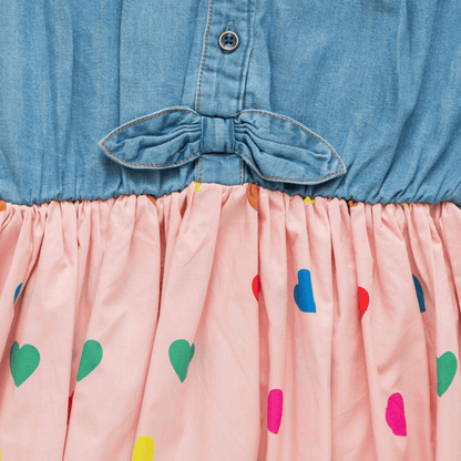 Collared Denim Flair Dress